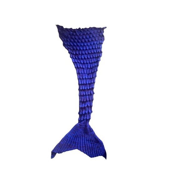 Crochet Mermaid Tail Blanket Teen Adult Size Premium High Quality Handmade - Picture 2 of 6